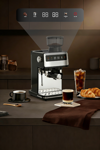 Cafetera Espresso Semiautomática de Alta Gama, 20 Bares, Capacidad para 4 Tazas, Uso Doméstico/Multifuncional, Enchufe EU/US - Product Image 4
