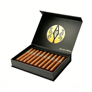 กล่องกระดาษแข็งพิมพ์ลายตามสั่ง ปั๊มร้อน สำหรับบรรจุภัณฑ์ซิการ์ - Product Image 4