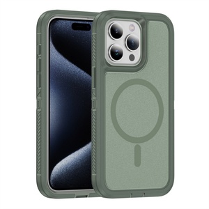 เคสแข็งแบบแม่เหล็กสำหรับ iPhone 16 Pro Max 16 Plus 15 Pro Max 14 1 12 11 ป้องกันการตกกระแทก - Product Image 3