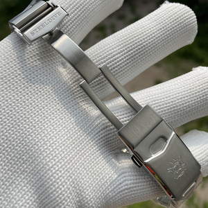 Steeldive <span class=keywords><strong>นาฬิกา</strong></span>ดำน้ำสำหรับผู้ชาย, <span class=keywords><strong>นาฬิกา</strong></span>ดำน้ำ SD1993 NH34 300เมตรกันน้ำได้สี่มือฝาเซรามิกสีฟ้า-แด<span class=keywords><strong>ง</strong></span> - Product Image 5