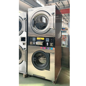 Extracteur de <span class=keywords><strong>lave</strong></span>-<span class=keywords><strong>linge</strong></span> séchant à pile commerciale professionnelle à haut rendement Machine à laver <span class=keywords><strong>et</strong></span> sèche-<span class=keywords><strong>linge</strong></span> d'emballage - Product Image 4