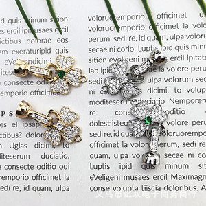 Accesorios de joyería DIY, fornituras para pendientes, aleación chapada en forma de mariposa, circonita cúbica para la fabricación de pendientes - Product Image 3