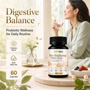<span class=keywords><strong>C</strong></span>ápsulas Probióticas para Adultos con Glutatión y <span class=keywords><strong>Vitamina</strong></span> <span class=keywords><strong>C</strong></span> para un Tono Radiante, Uniforme, Blanqueamiento de Manchas Oscuras, Piel Brillante, 60 Unidades - Product Image 2