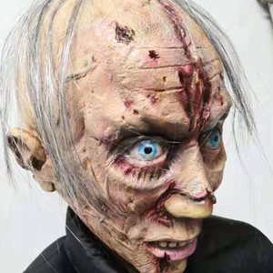 Commercio all'ingrosso di Vendita Calda di Halloween Mascherina di Orrore Testa Alien Cappuccio Zombie Mascherina Del Partito - Product Image 6