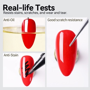 BORN PRETTY Esmalte de Uñas en Gel de Alta Definición con Acabado Brillante, Logotipo Personalizado, Sin Necesidad de Limpiar, Sin Efecto <span class=keywords><strong>Amarillo</strong></span>, Base y Capa Superior - Product Image 2