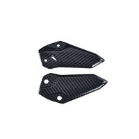 Protectores de Talón de Fibra de Carbono Seca 3K ZHONGHONG para Kawasaki ZX25R Ninja 2020-2025, Ligeros, Ajuste Directo, Negro Brillante/Mate