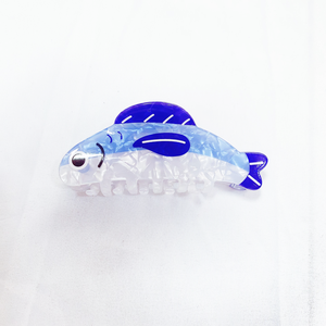 Pinza para el pelo con diseño <span class=keywords><strong>de</strong></span> animales marinos tropicales (peces y tiburones) estilo dulce, para la parte trasera <span class=keywords><strong>de</strong></span> la cabeza, accesorios para el cabello, 2026 RTS - Product Image 3