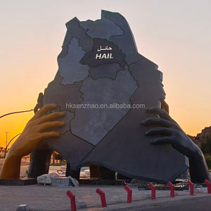 Senzhao Decoration Saudi Arabia Map Sculpture Led Motif <b>Light</b> for Outdoor Garden Waterproof - Product Image 2