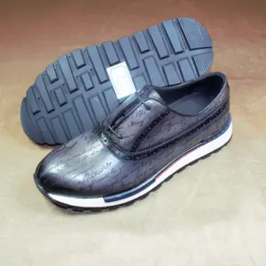 Classic official black leather shoes dress shoes men's men's work boots