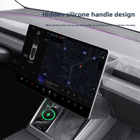 Boîte de rangement Huanxin pour écran central et ETC Tesla Model Y/3, 1 à 3 compartiments, design à grande ouverture, en plastique, vente en gros CN