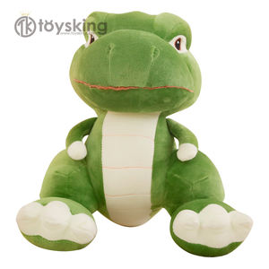 Personaggio del film personalizzato verde rane tristi peluche bambola piumino con ripieno di cotone PP ToysKing - Product Image 3