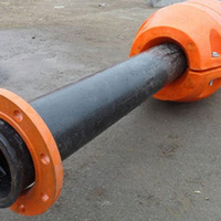 Pipa HDPE Pe100 6 Inch 8 Inch untuk Pengerukan Lumpur dan Pasir, Pipa Apung untuk Pengerukan, Dijual