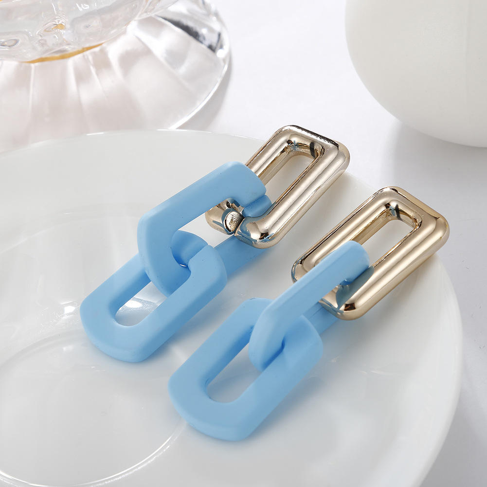 Rectángulo azul de pintura