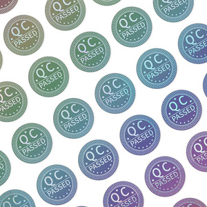 Con dấu an ninh Chất lượng cao đảm bảo sản phẩm độc đáo chống giả ba chiều dán nhãn bảo mật chính hãng - Product Image 4