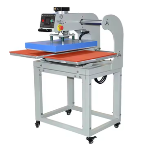Máquina de Transferencia de Calor por Sublimación Neumática Doble de 110V, Nueva, para Impresión de Camisetas de Fútbol - Product Image 1