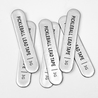 Bande de plomb lestée en PP de 3g pour pagaie de pickleball et club de golf, argent/noir, usage sportif extérieur, 50x10mm, toutes saisons