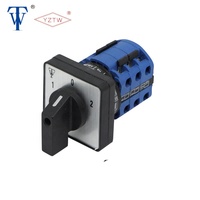 Interruptor Rotativo de Control de Motor YZTW LW26-20 1-0-2 3P, Interruptor de Cambio 20A
