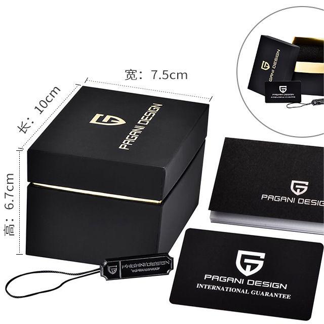 Pagani Design Watch Box Brands Luxury Box Set Men Gift Include Accessories and Instructions Paper / Leather Boxes