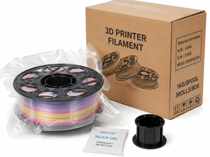 Filamento PLA Degradado de Color Caramelo OEM de 1.75mm y 1kg para Impresora 3D, Figuras con Transición de Color Pastel, Regalos para Bambu Lab Prusa - Product Image 4