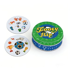 Jeu <span class=keywords><strong>de</strong></span> cartes sur le thème du football, jeu <span class=keywords><strong>de</strong></span> société familial <span class=keywords><strong>de</strong></span> stratégie en papier avec des règles simples - Product Image 5