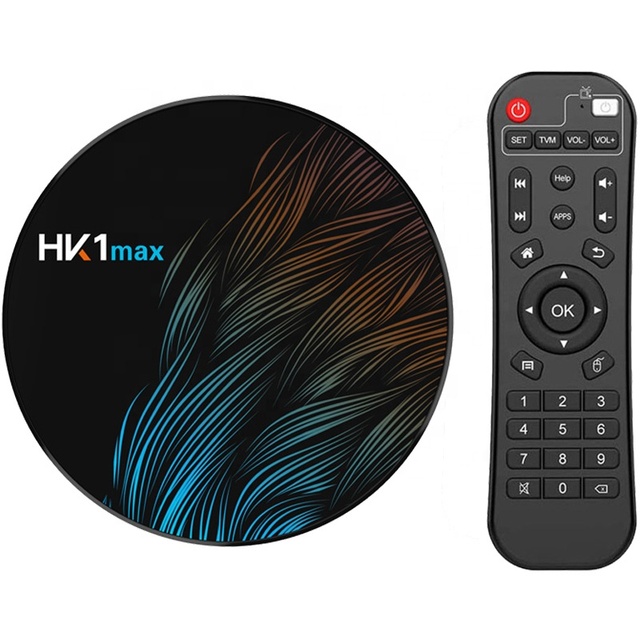 Android 10.0 RK3318 4GB RAM 32GB 64G Android TV Box HK1 Max 4k HD Smart TV Box HK1MAX Android TV Box