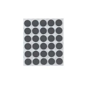 Low price Anisotropic Round Rubber Magnet With 3M Adhesive Backing Diy Fridge Magnet