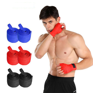 Vendas de Boxeo Transpirables Estilo Mexicano Semi-Elásticas, Soporte de Muñeca para MMA, Guantes Deportivos Unisex para <span class=keywords><strong>Muay</strong></span> <span class=keywords><strong>Thai</strong></span>, 1 Par - Product Image 4