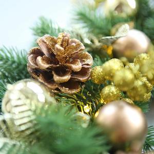 Handmade Luxury Christmas Decoration <b>Wreath</b> 40cm PE Vine <b>Wreath</b> for Hotel Shopping Mall Window Display and Scene Setting - Product Image 4