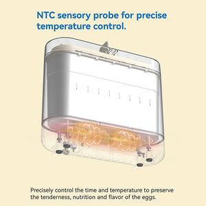 เครื่องต้มไข่ขนาดเล็กใช้พลังงานแบตเตอรี่อัตโนมัติพร้อมระบบปิดอัตโนมัติ14ชั้นเครื่องนึ่งผักอาหารใช้ในครัวเรือน - Product Image 4