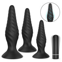 Stimulateur de bouchon anal à base de barre en T pour les produits pour adultes du point P et du point G en silicone souple et flexible