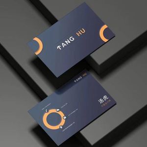 นามบัตรโลโก้แบรนด์แบบกำหนดเอง ราคาประหยัด ออกแบบฟรี พิมพ์สีเต็มรูปแบบ เคลือบด้าน กระดาษอาร์ต - Product Image 1
