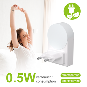 Luz nocturna LED OEM con sensor de luz del anochecer al amanecer, lámpara de pared automática de luz blanca cálida para dormitorio, pasillo, baño, escaleras, cocina - Product Image 5
