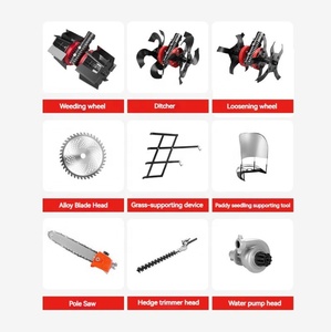 <b>Petrol</b> Grass Trimmer Brush <b>Cutter</b> 37.7cc 4 Stroke Power String Cutting Machine Grass Cutting Machine Garden Cow Long Mini Cuttin - Product Image 2