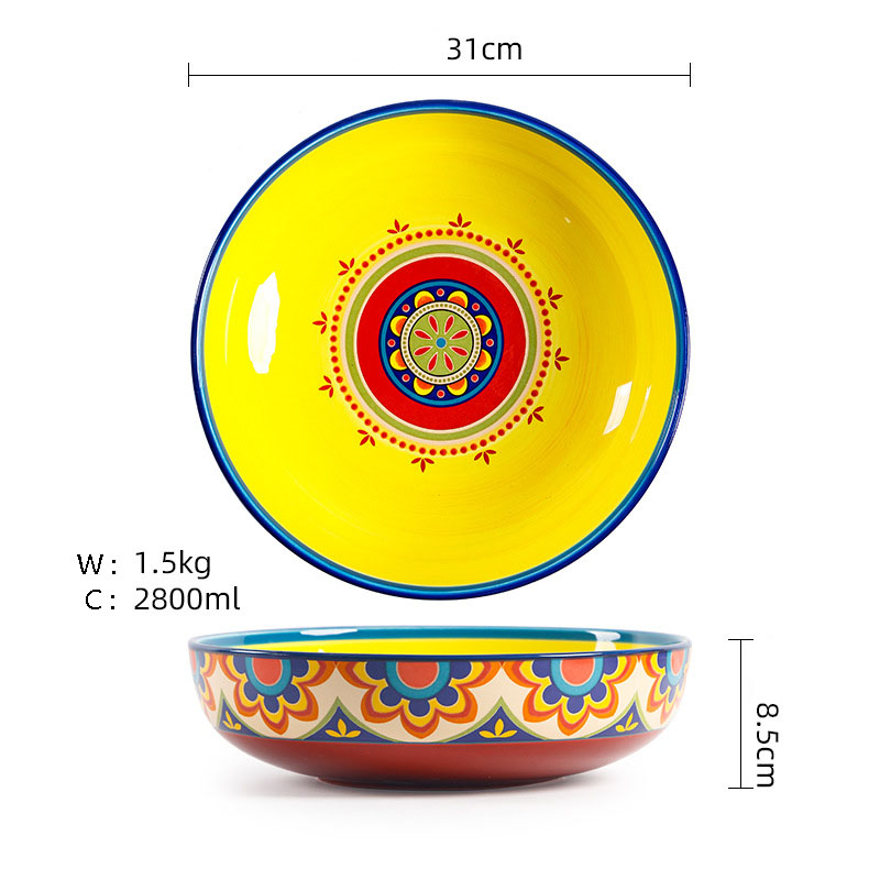 assiette de 12 pouces