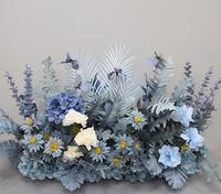 Nouveau Grand Tapis de Fleurs Artificielles en Soie Fait Main pour Mariage et Saint-Valentin, Décoration Florale d'Allée Prête à l'emploi, Vente en Gros OEM