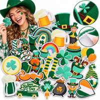 Patch brodé en gros pour la Saint-Patrick : Leprechaun, Trèfle, Arc-en-ciel – à thermocoller ou à coudre