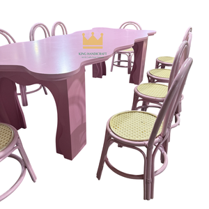 Sillas Infantiles de Ratán Hechas a Mano Directamente de Fábrica para Fiestas de Cumpleaños, Proveedor de Muebles Infantiles de Mimbre Natural - Product Image 2