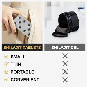 Pure Shilajit Resin Tablets 100% Natural Rich in Minerals Energy Booster <b>Stick</b> Packs Herbal Supplements - Product Image 5