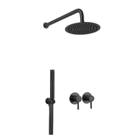 Ensemble de douche encastré de luxe à 2 fonctions en laiton chromé avec robinet mélangeur et inverseur ZY-VR76C pour hôtels et salles de bain