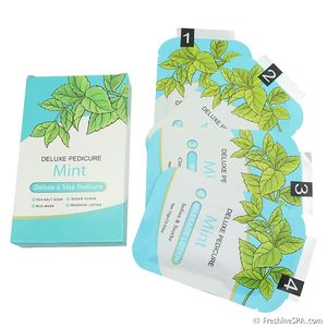 Produits de soin des pieds en 4 étapes, fourniture de produits de soin des pieds, étiquette privée, gommages corporels naturels, <span class=keywords><strong>masque</strong></span> pour les pieds, peeling, pédicure, spa, ensemble 4 en 1 pour femmes - Product Image 2