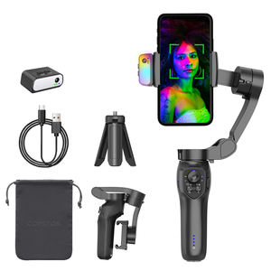 Vente chaude L7C Pro Pliable Mobile Gimbal Auto Face Tracking Gimbal RGB Light pour Vidéo Vlog Shooting Live Streaming Gimbal - Product Image 1