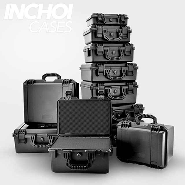 Wholesale IP67 Waterproof Safety Protective Plastic Equipment Tool Boxes with Shockproof Foam Tool Storage Hard Shell Carry Case