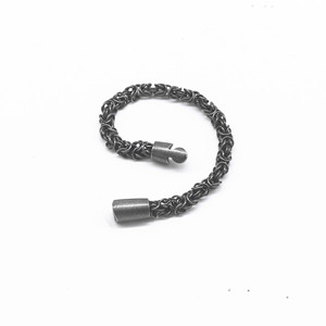 yunnique Unisex Chain Link Bracelet Titanium Steel Geometric Design <b>Puzzle</b> Clasp Fashion Jewelry - Product Image 3