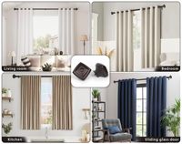 Tringle à Rideaux Télescopique Métallique Réglable 4m Design Luxe pour Salon – Meilleure Vente