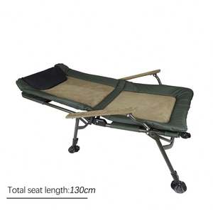 Ghế câu cá ngoài trời màu xanh xám mới, chất liệu thô, gấp gọn, di động - Product Image 3