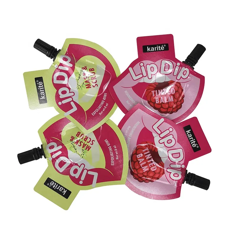 Dreiseitig versiegelter Beutel für Kosmetik verpackungen Kunden spezifischer Folien auslauf beutel Gesichts cremes/Sonnenschutz-Beutel paket