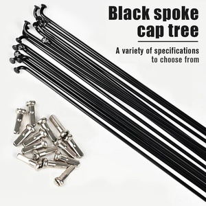 Radios de Bicicleta de Acero Inoxidable 304 para Bicicleta de Montaña/Carretera, 14G 257MM-293MM, Negros, de Alta Resistencia - Product Image 2