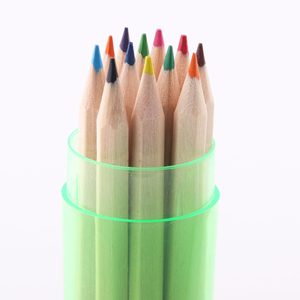 Crayons de couleur en bois avec <span class=keywords><strong>taille</strong></span>-<span class=keywords><strong>crayon</strong></span> intégré, 12 couleurs, 3,5 pouces, mini crayons de couleur naturels, ensemble de crayons de <span class=keywords><strong>dessin</strong></span> pour enfants - Product Image 6