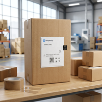 Autocollant intelligent HST IoT Bluetooth ultra-fin pour l'identification des actifs avec batterie intégrée et suivi GPS mondial
