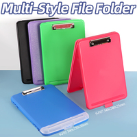 Porte-documents en plastique SUNSHING avec rangement pour examens et documents, fournitures de bureau, boîte de classement A4